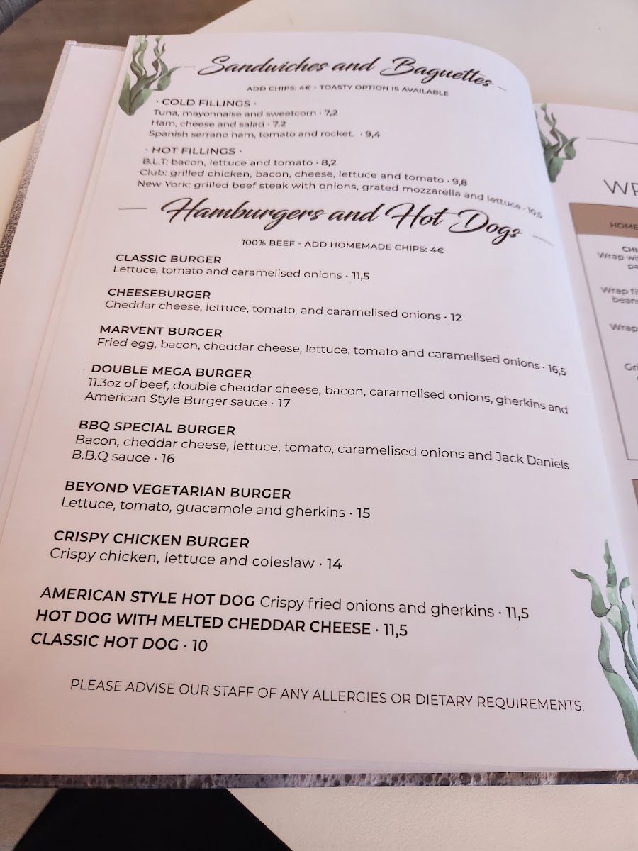 Menu Marvent Restaurant-9